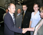ing.Bořek Svoboda vítá hosty v Hukvaldech